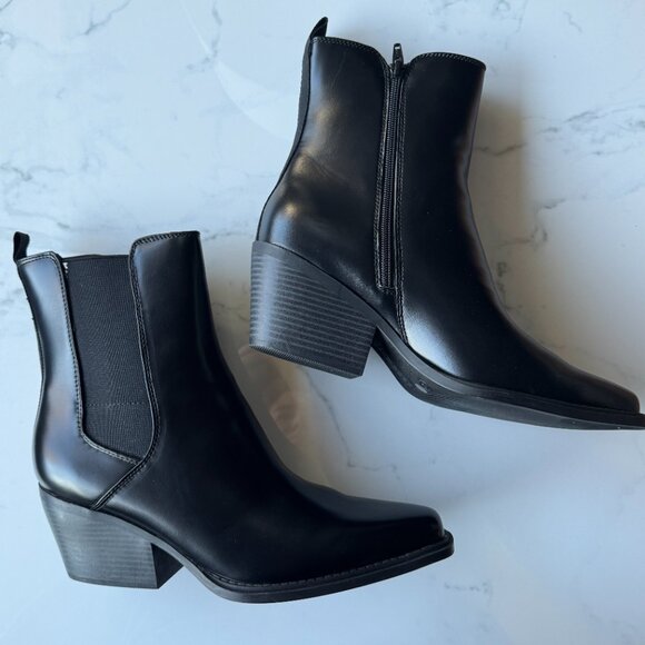 NWT a.n.a Womens Reba Block Heel Booties - 10M - Picture 12 of 14